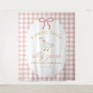 Tenture Fond de toile de fond pour Baby Shower pour fille 