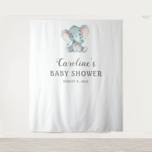 Tenture Fond de toile de fond pour bébé éléphant, accessoi
