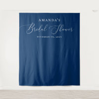Fond de toilette de mariage moderne bleu marine