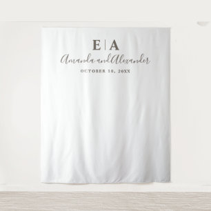 Tenture Fond de typographie simple. Fond de mariage