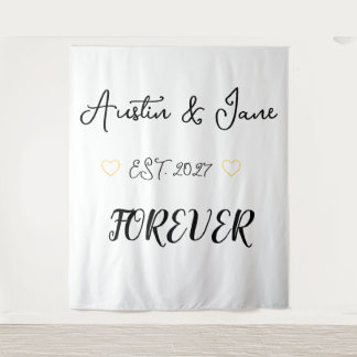 Tenture Fond élégant pour séance photo de mariage