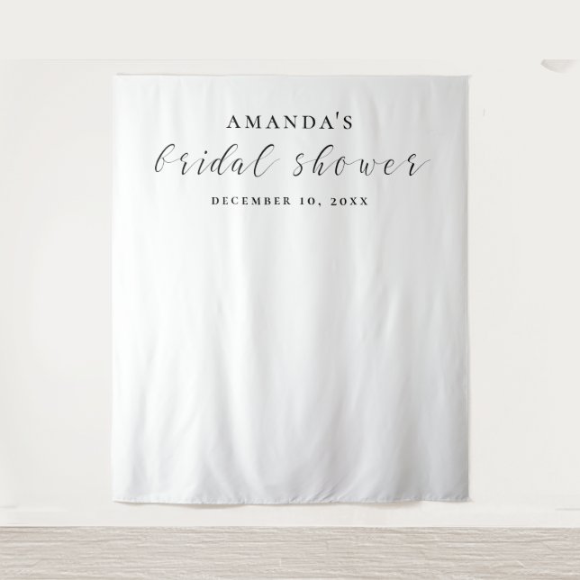 Tenture Fond noir et blanc. Fond pour la fête de mariage (Devant)
