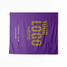 Fond personnalisé avec logo d'entreprise pour évén