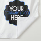 Fond personnalisé pour entreprise avec logo répéti