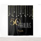 Fond personnalisé pour Photobooth en noir et or po