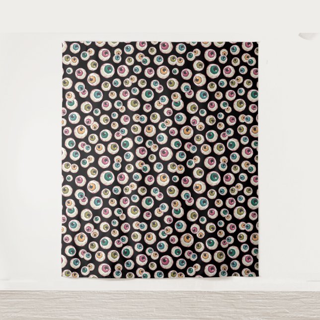 Tenture Fond photo Halloween Eyeballs (Devant)