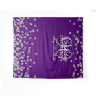 Fond pour 90e anniversaire Confitte argent violet