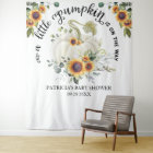 Fond pour Baby Shower d'Automne avec une Petite Ci