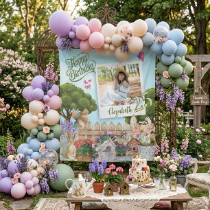Tenture Fond pour fête d'anniversaire de jardin Cottage Co