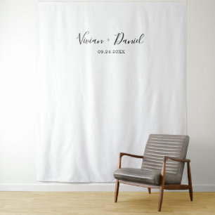 Tenture Fond pour photos de mariage minimaliste