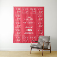 Fond Rose Raspberry pour votre logo et réseaux soc
