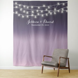 Tenture Fonds de mariage élégants ombrés violets