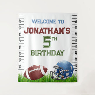 Tenture Football Anniversaire garçon