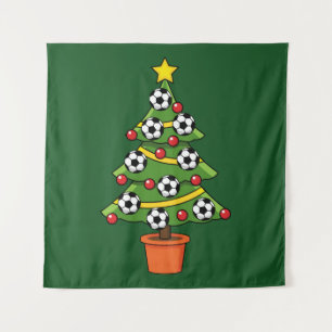 Tenture Football Football Arbre de Noël