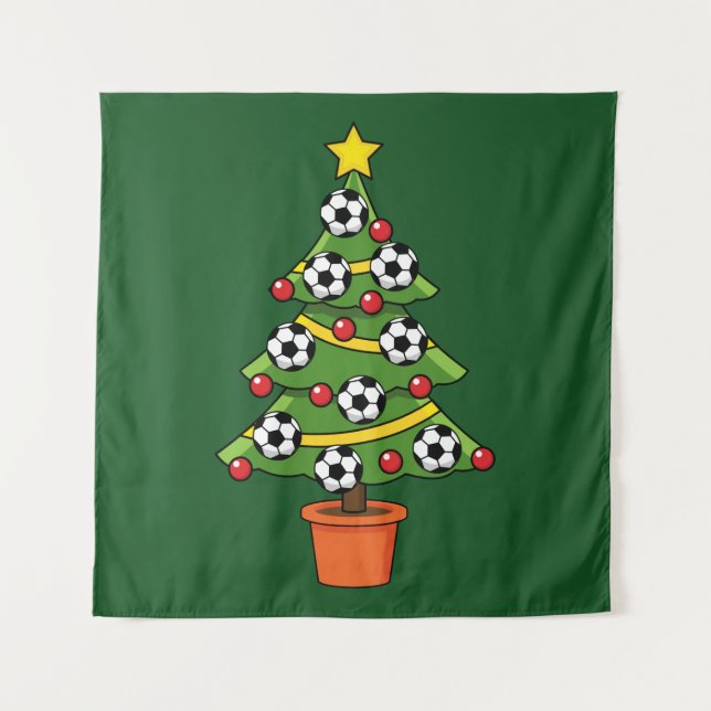 Tenture Football Football Arbre de Noël (Devant)