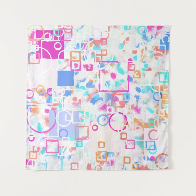 Tenture Formes géométriques Abstraites (Devant)