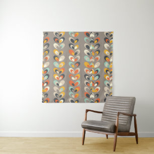 Tenture Formes Géométriques Colorées Rétro – Esthétique Mo