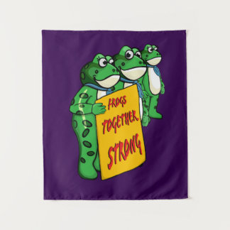 Tenture Frogs Together Strong
