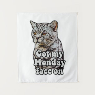 Tenture Funny cat meme for kitty owners and cat lovers