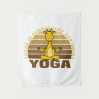 Funny cute giraffe doing yoga. funny yoga poses
