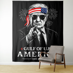 Tenture Funny Trump Golfe Des USA Amérique 2025 4 juillet