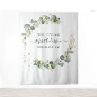 Futur Mme Eucalyptus Toile de Fond pour Photobooth