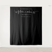 Futur Mme Fête des mariées Black Photo Contexte