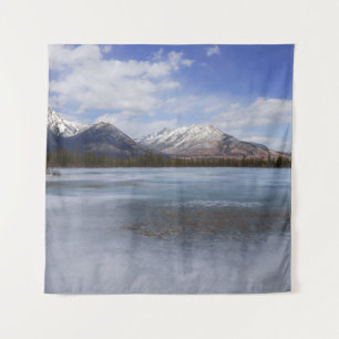 Tenture Gargoyle Mountain et Froid Athabasca River