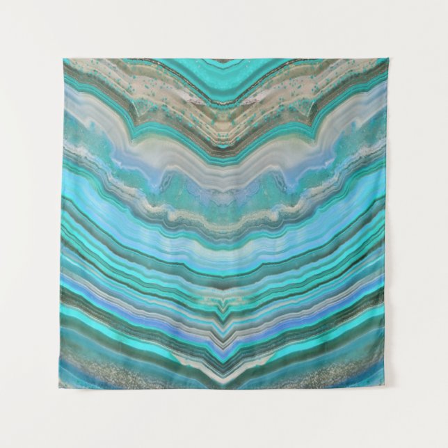 Tenture gemme turquoise (Devant)