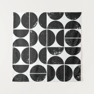 Tenture Géométrique minimaliste : Semicules scandinaves.