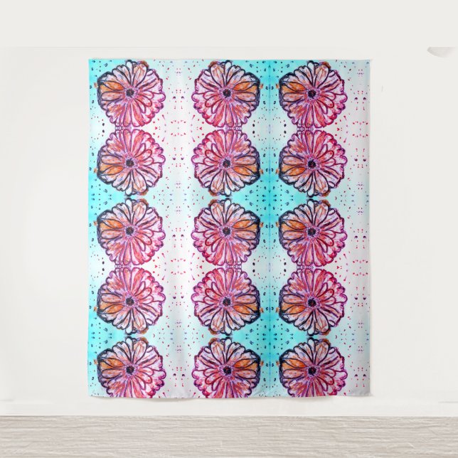 Tenture Gerberas germini (Devant)