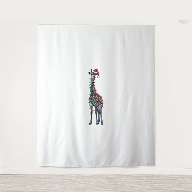 Tenture Giraffe Noël _1 (Devant)