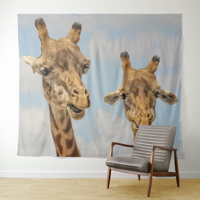Tenture Giraffes de Cute (En situation (horizontale))