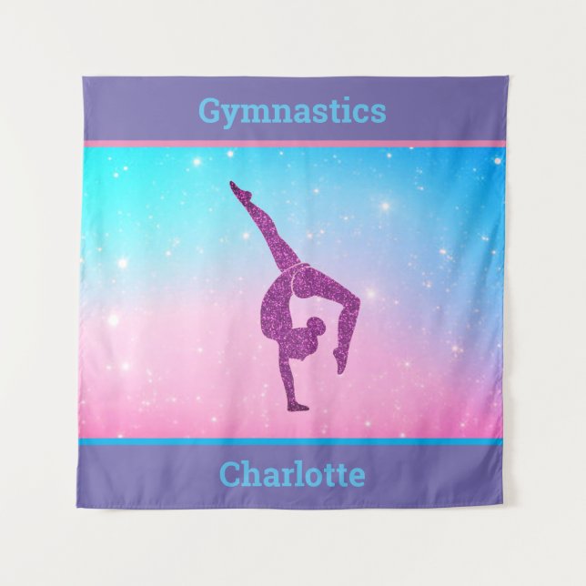 Tenture Girls Pastel Gymnastique (Devant)