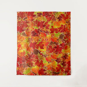 Tenture Glittery Fall Maple Feuilles