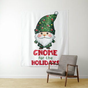 Tenture Gnome Pour Les Vacances Drôle & Adorable Noël