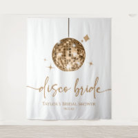 Gold Disco Ball Disco Bride Fête des mariées