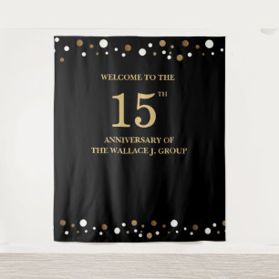 Tenture Golden 15 Anniversary Corporate Photo toile de fon