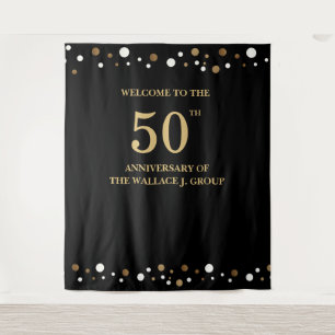 Tenture Golden 50th Anniversary Corporate Photo toile de f