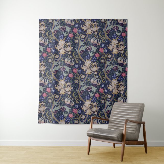 Tenture Golden Lily, William Morris (En situation)