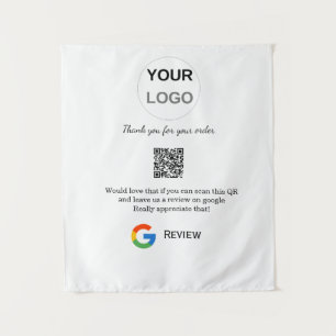 Tenture Google examen logo de l'entreprise Analyser QR exa