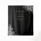 Gothique Floral Rose Mariage Photo Booth fond