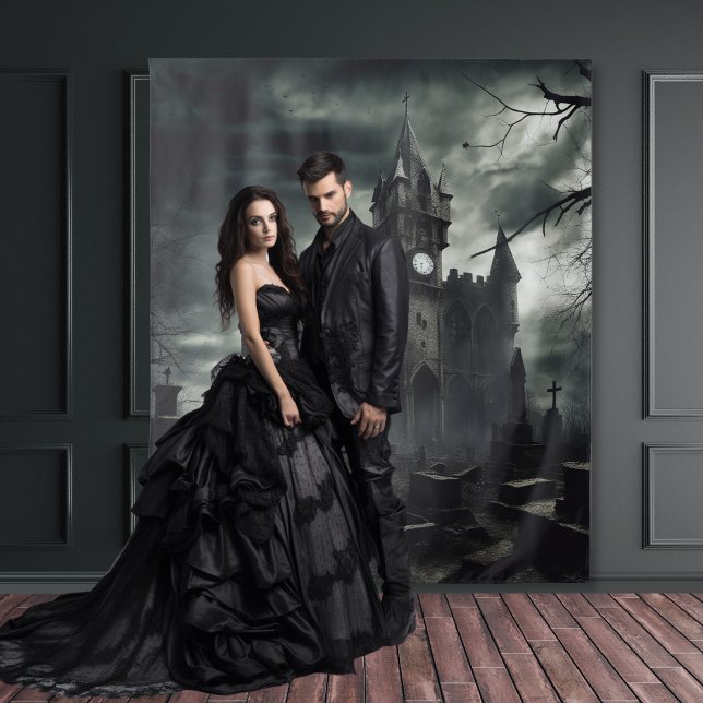 Tenture Gothique Moody Dark Castle Two (Créateur téléchargé)