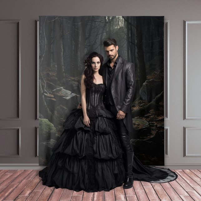 Tenture Gothique Moody Dark Forest Rocky Path XLarge (Créateur téléchargé)