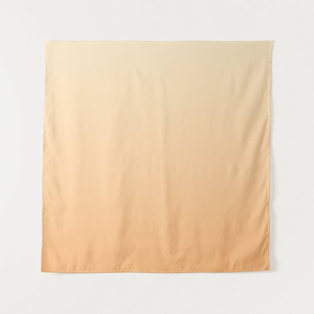 Tenture Gradient de couleur jaune clair et orange (Devant)