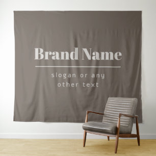 Tenture Gras moderne foncé & clair Beige Marque ou Entrepr