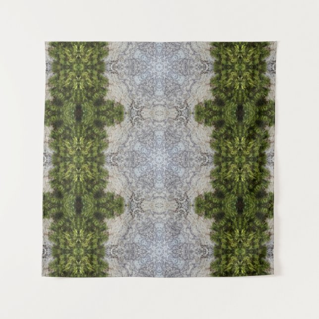 Tenture Green Moss & Earth Nature Art (Devant)