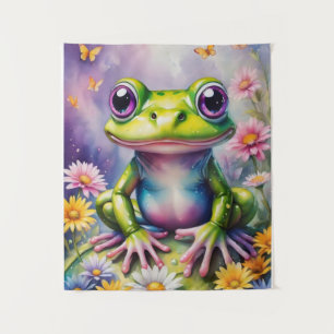 Tenture Grenouille Avec Art numérique Fleur