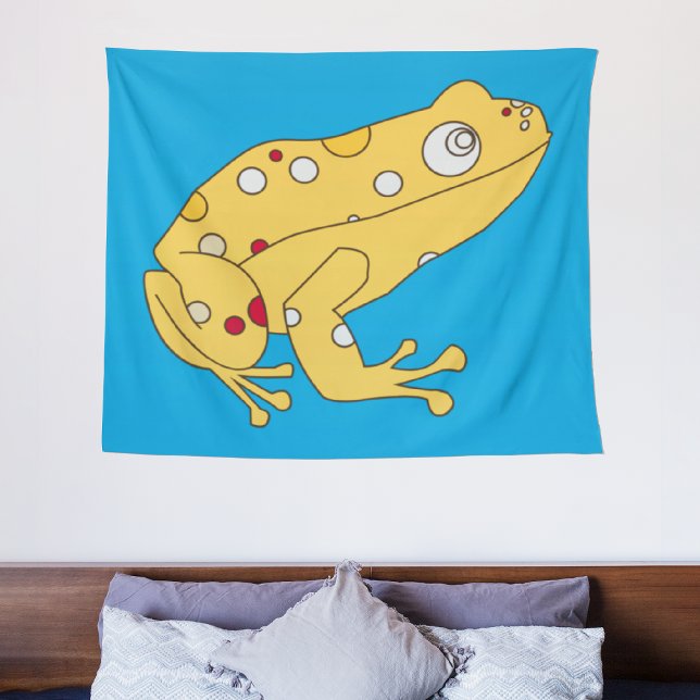 Tenture Grenouille jaune (Créateur téléchargé)