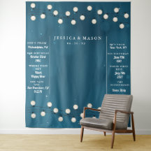 Guirlande de lumières à bokeh féerique pour mariag